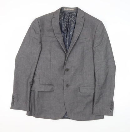 Mens UK Size 38 Scott & Taylor Regular Grey Suit Jacket