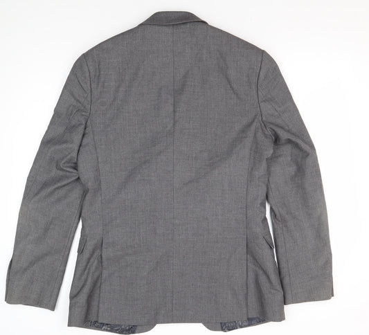 Mens UK Size 38 Scott & Taylor Regular Grey Suit Jacket