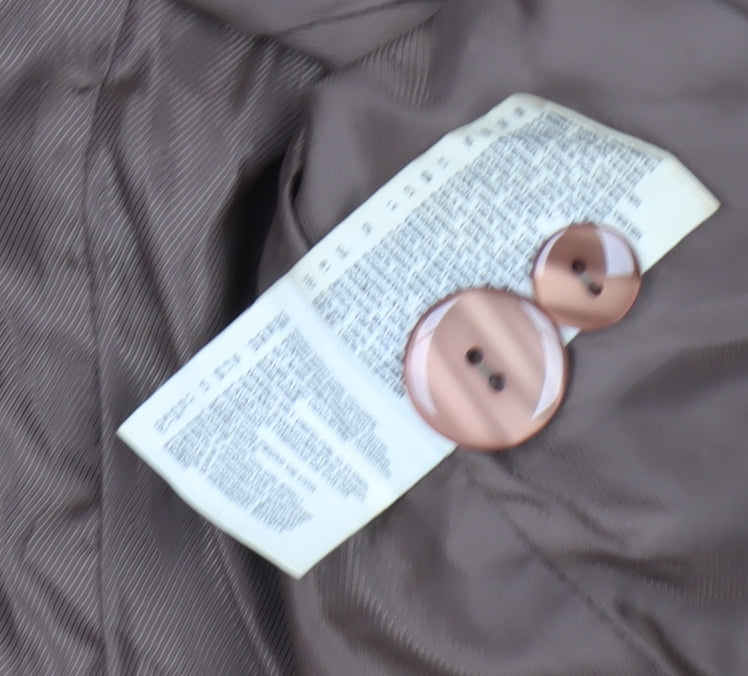 H&M Women's Brown Tweed Blazer, Size 12, Business Style