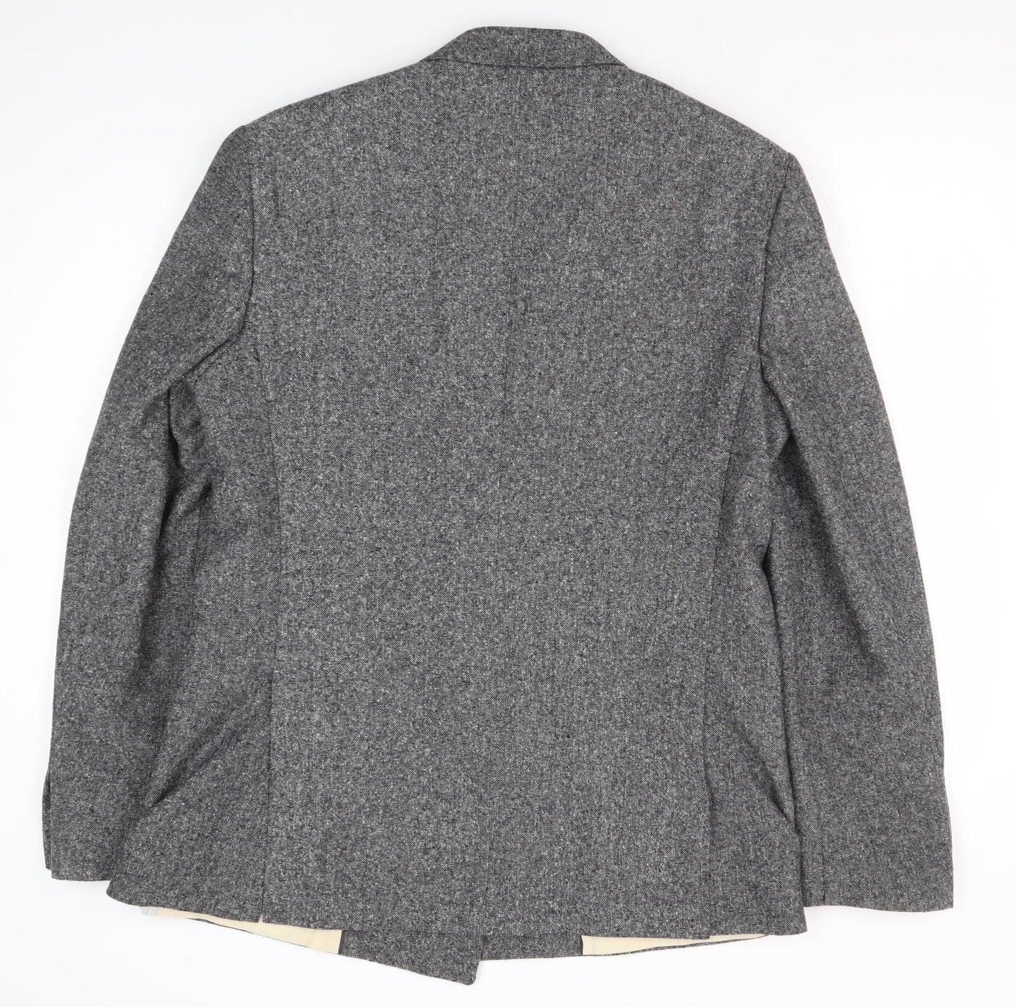 Mens UK Size L River Island Regular Grey Suit Jacket