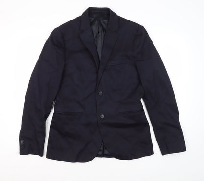 Mens UK Size 38 H&M Regular Black Suit Jacket
