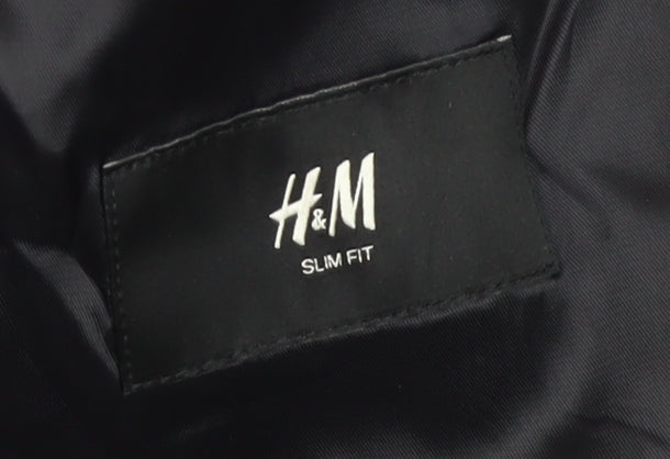 Mens UK Size 38 H&M Regular Black Suit Jacket