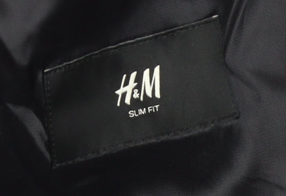 Mens UK Size 38 H&M Regular Black Suit Jacket