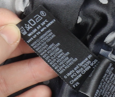 Marks and Spencer Women's Blue Blazer Regular Fit Size 6