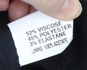 Womens UK Size 12 Wallis Black Basic Jacket