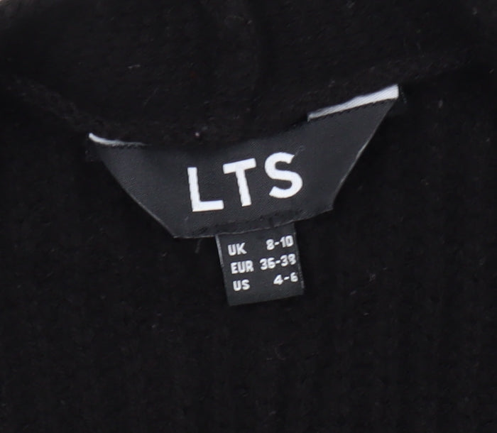 Womens UK Size 8 LTS Black Cardigan Jumper