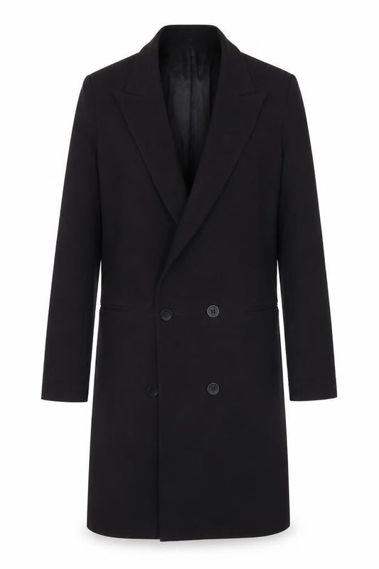 Womens UK Size 8 ASOS Black Overcoat