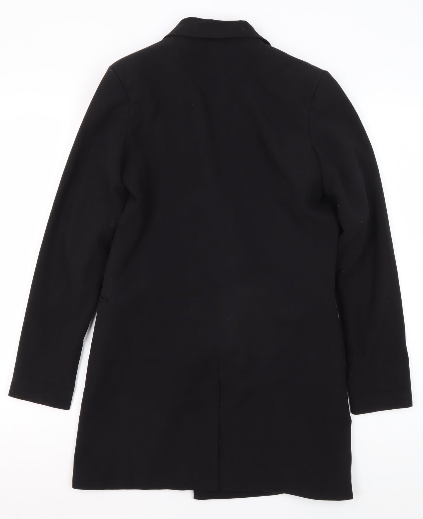 Womens UK Size 8 ASOS Black Overcoat