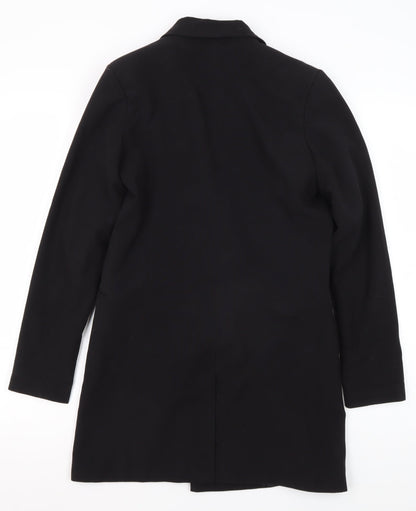 Womens UK Size 8 ASOS Black Overcoat