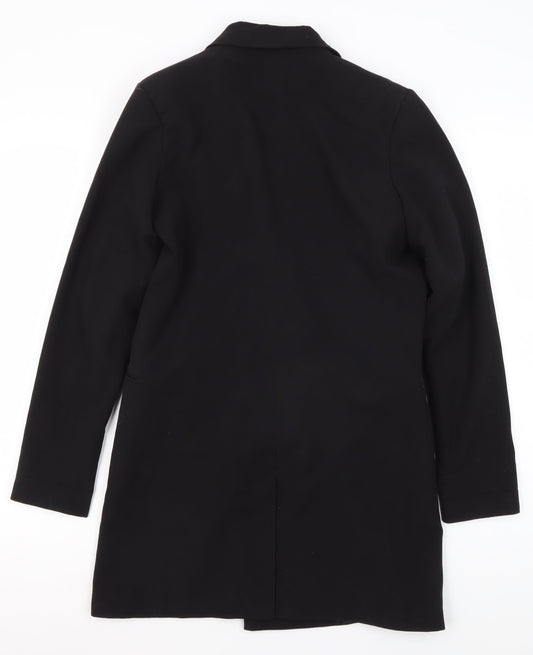 Womens UK Size 8 ASOS Black Overcoat