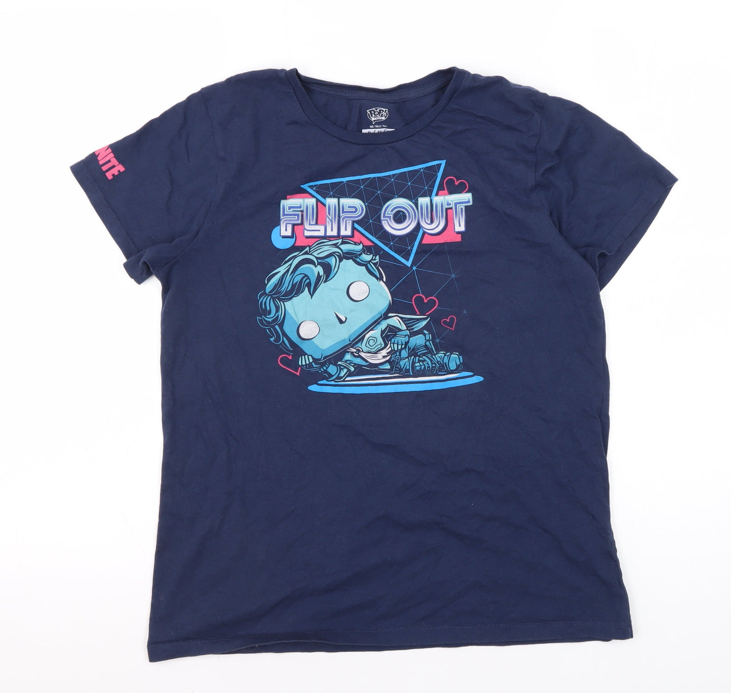 Fortnite Unisex Kids Blue XL Graphic T-Shirt