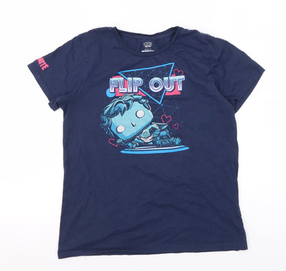 Fortnite Unisex Kids Blue XL Graphic T-Shirt