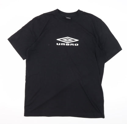 Umbro Men's Black L Short Sleeve T-Shirt