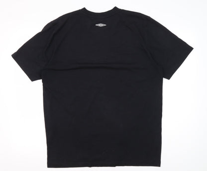 Umbro Men's Black L Short Sleeve T-Shirt