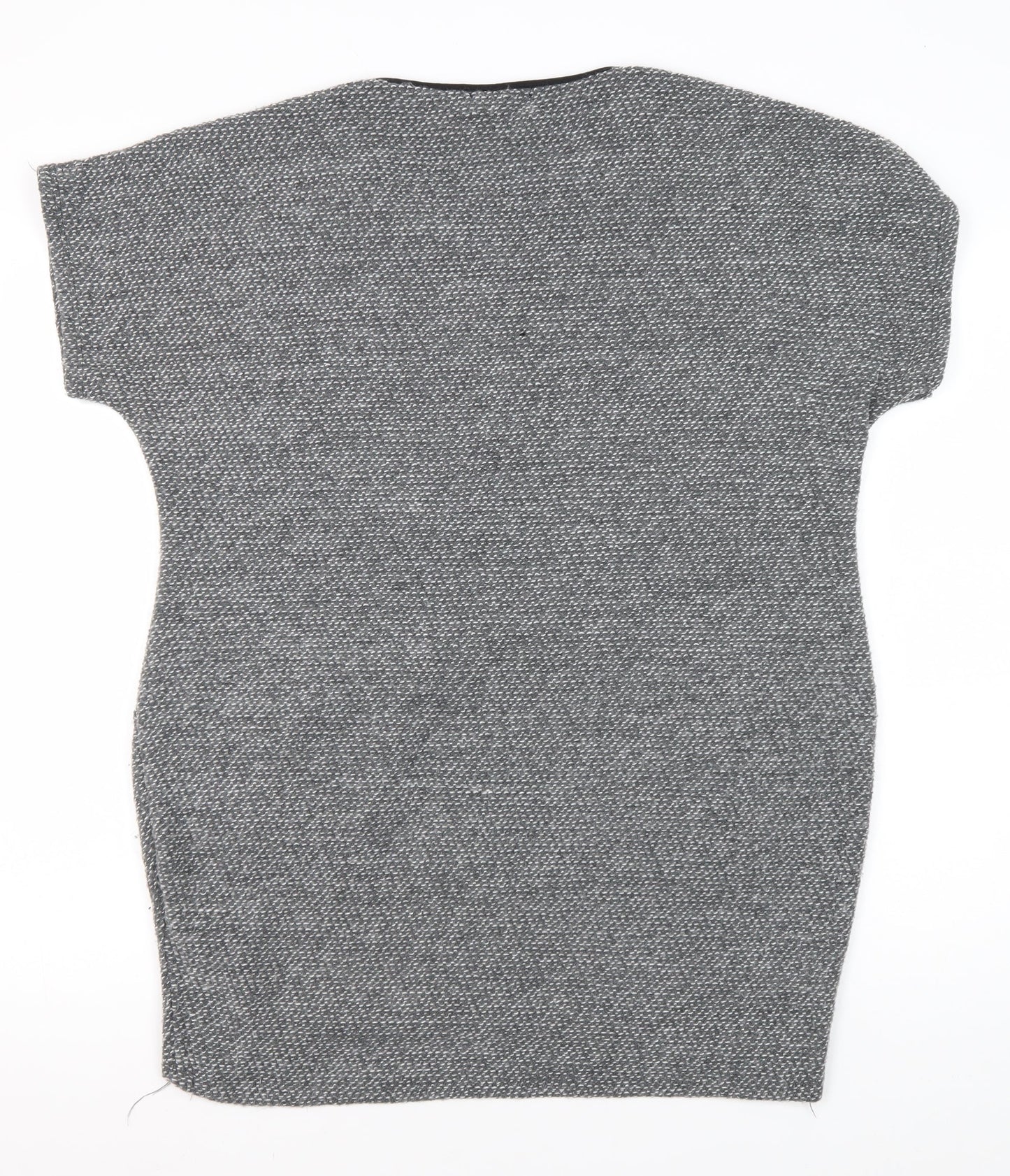 Apricot Women's Grey Knit Tunic Jumper, S