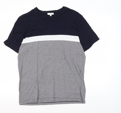 Reiss Men's Multicoloured L Colourblock T-Shirt