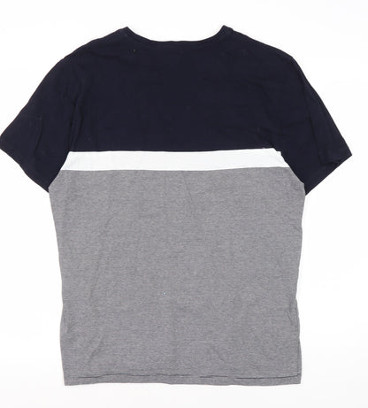 Reiss Men's Multicoloured L Colourblock T-Shirt