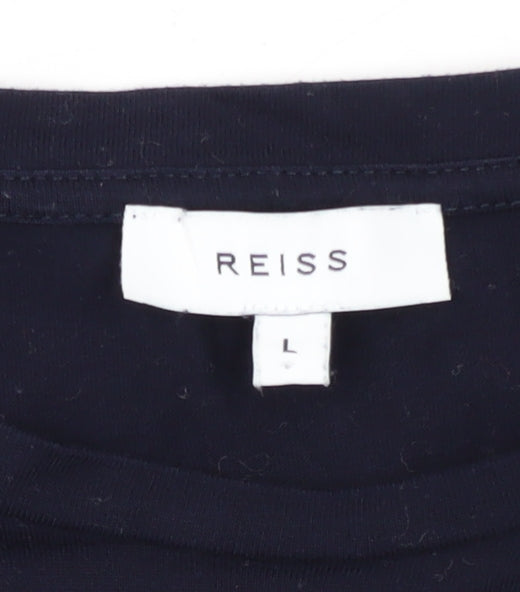 Reiss Men's Multicoloured L Colourblock T-Shirt