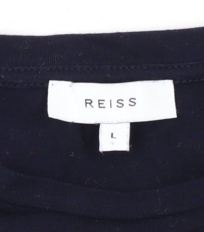 Reiss Men's Multicoloured L Colourblock T-Shirt