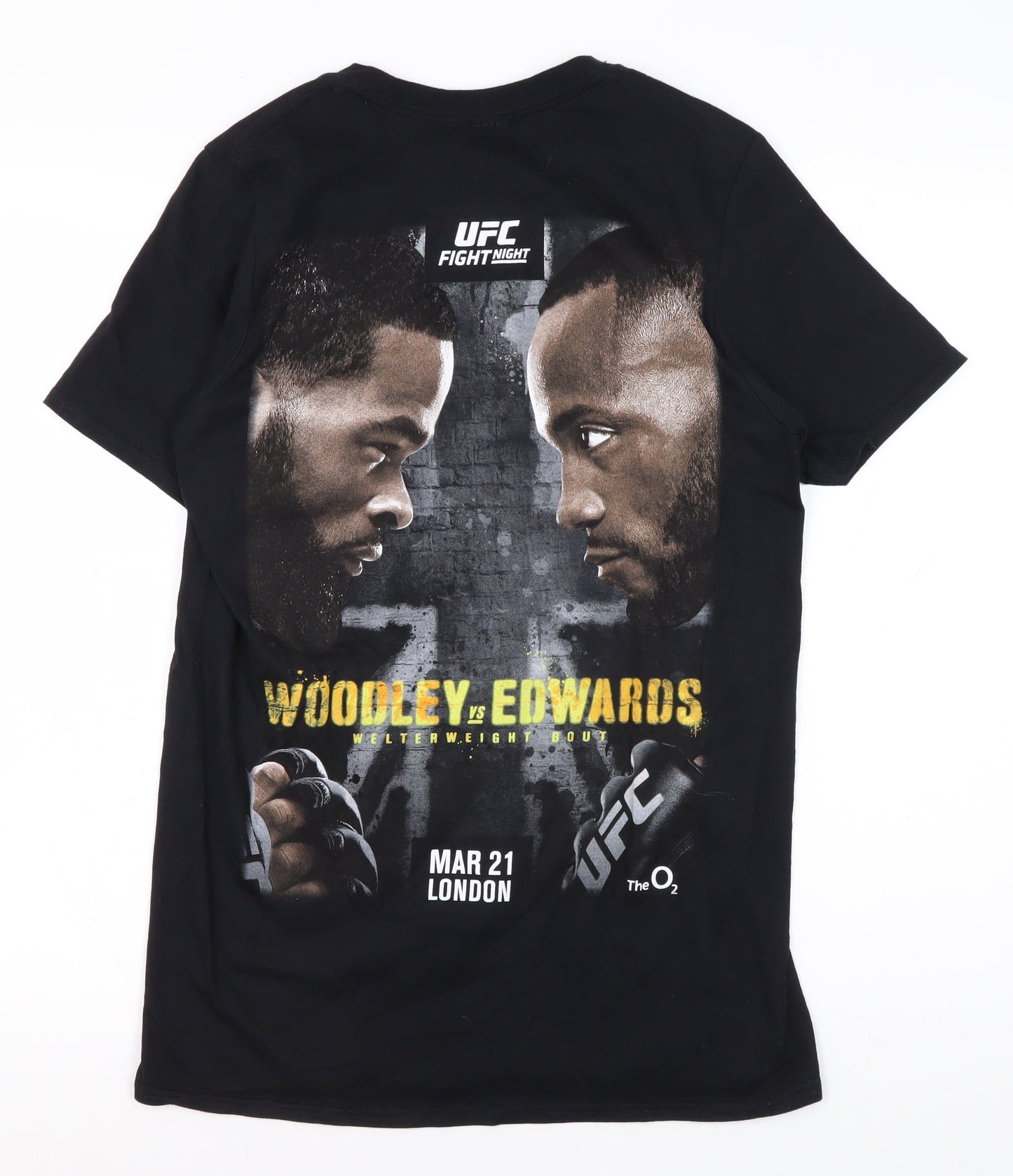 Mens UK Size S UFC Black  T-Shirt