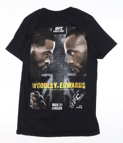 Mens UK Size S UFC Black  T-Shirt