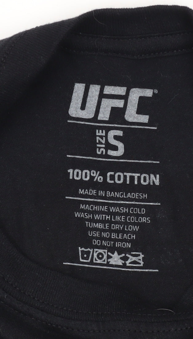 Mens UK Size S UFC Black  T-Shirt