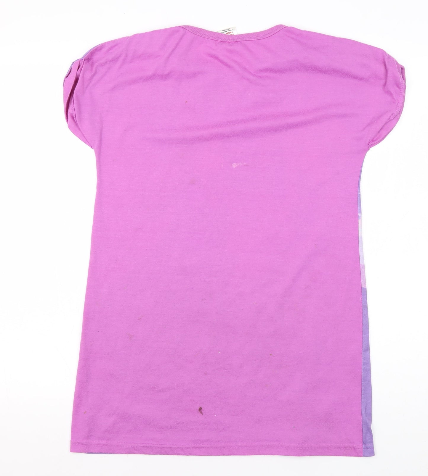 Disney Girls Purple Frozen Nightshirt 9-10 Years Short Sleeve