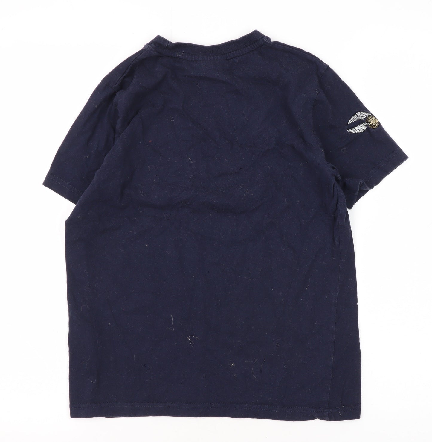 Unisex Adults UK Size XS Harry Potter Blue Basic T-Shirt