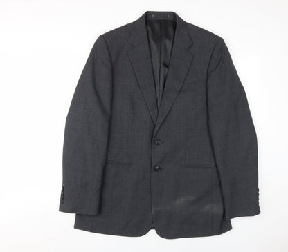 Mens UK Size 40 Jaeger Regular Grey Suit Jacket