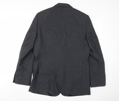 Mens UK Size 40 Jaeger Regular Grey Suit Jacket