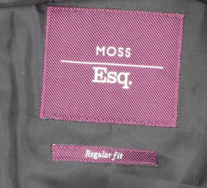 Mens UK Size 40 Moss Regular Black Suit Jacket