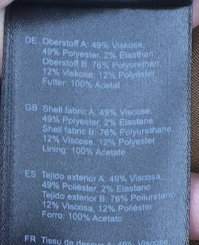 s.Oliver Women's Brown Check Blazer Size 14 Workwear