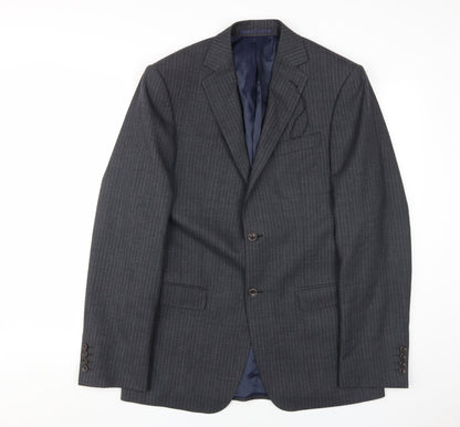 Mens UK Size 38 Marks and Spencer Regular Grey Suit Jacket