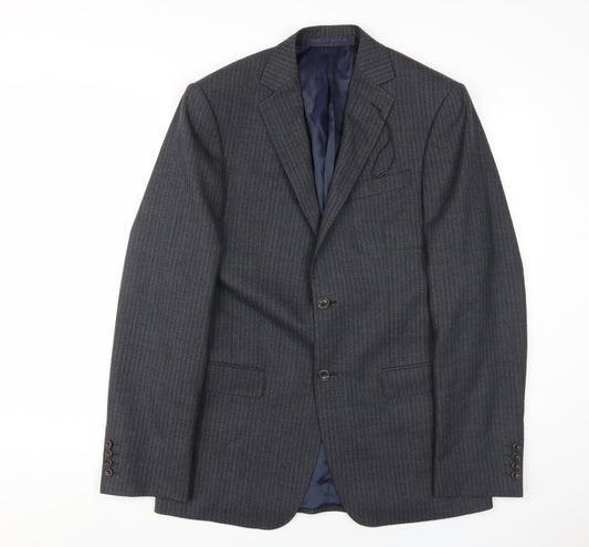 Mens UK Size 38 Marks and Spencer Regular Grey Suit Jacket