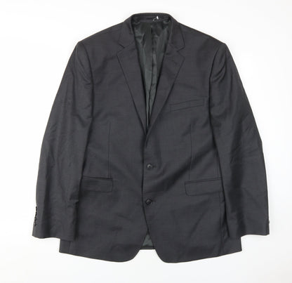 Mens UK Size 42 Cerruti Regular Black Suit Jacket