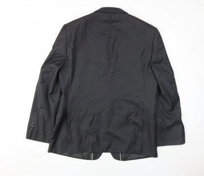 Mens UK Size 42 Cerruti Regular Black Suit Jacket