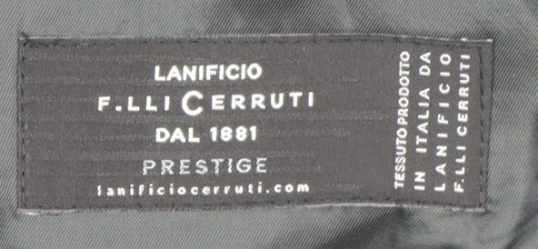 Mens UK Size 42 Cerruti Regular Black Suit Jacket
