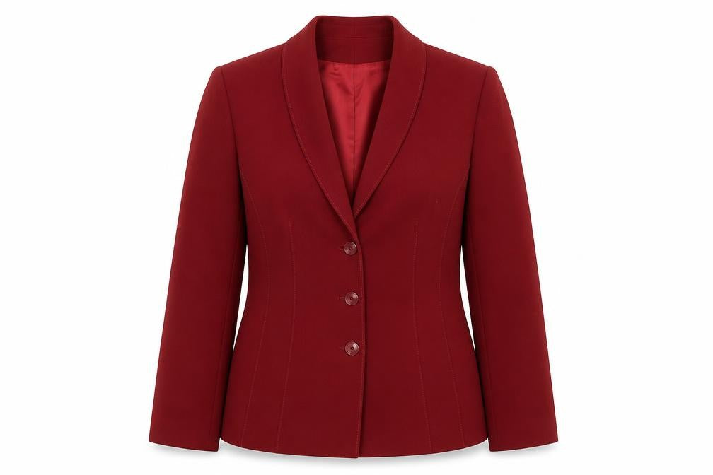 Womens UK Size 12 Jacques Vert Red Basic Jacket