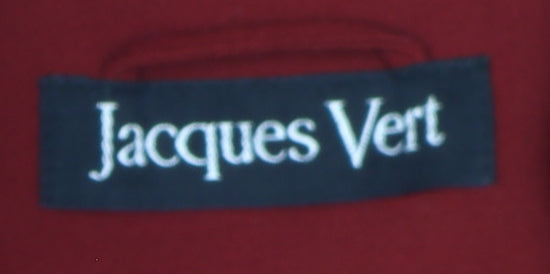 Jacques Vert Women's Red Blazer, Size 12, Formal Workwear