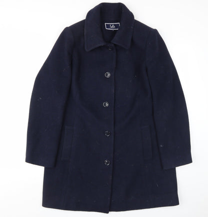 Womens UK Size 12 Isle Blue Overcoat