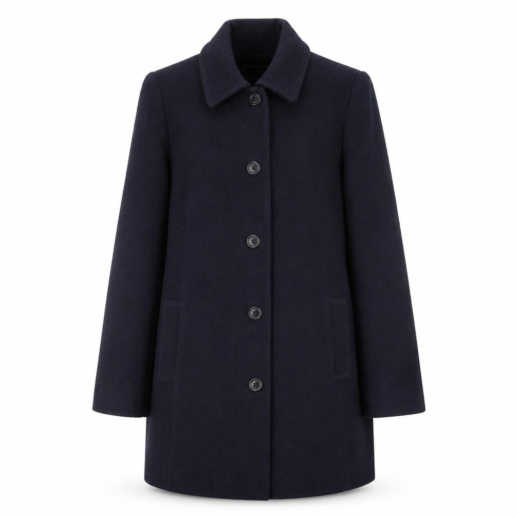 Womens UK Size 12 Isle Blue Overcoat