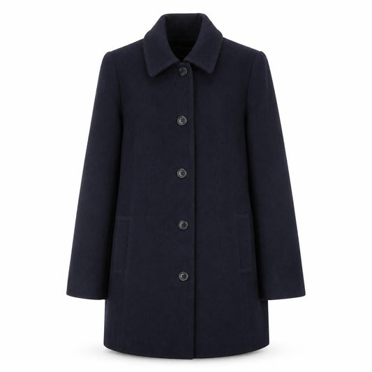 Womens UK Size 12 Isle Blue Overcoat