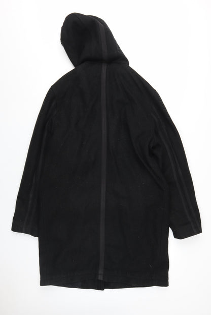 Mens UK Size S River Island Black Parka Coat