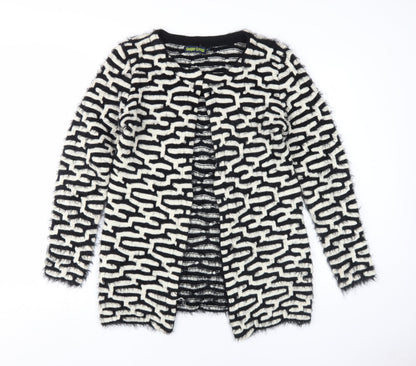 Womens UK Size M Sugar Crisp Black Cardigan Jumper