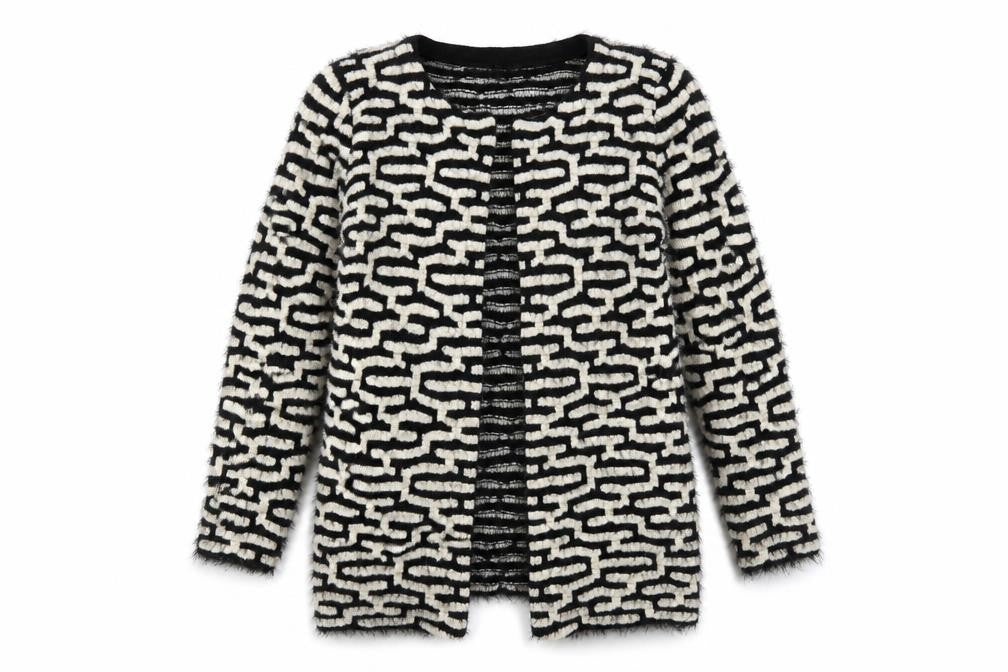 Womens UK Size M Sugar Crisp Black Cardigan Jumper