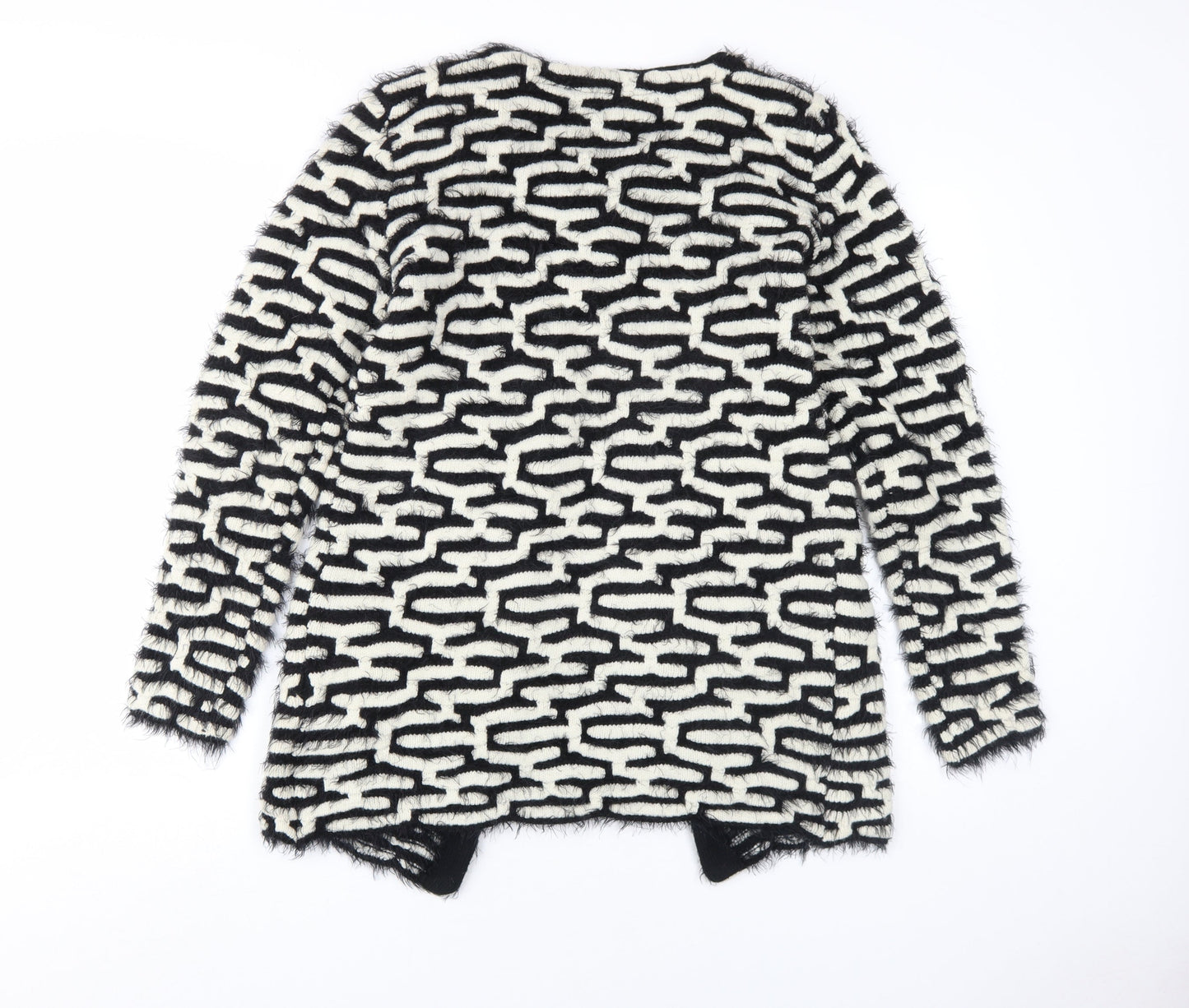 Womens UK Size M Sugar Crisp Black Cardigan Jumper