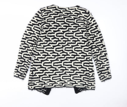 Womens UK Size M Sugar Crisp Black Cardigan Jumper