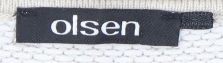 Womens UK Size 18 Olsen White Pullover Jumper