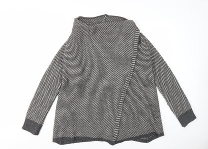 Womens UK Size S JoJo Maman Bébé Grey Pullover Jumper