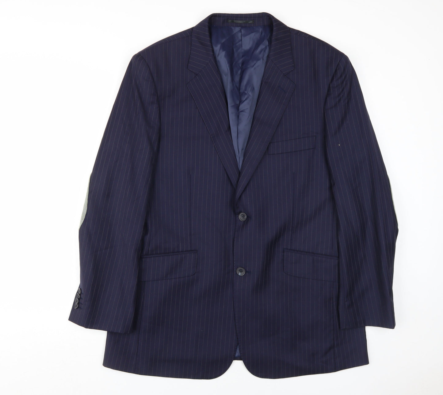 Mens UK Size 42S T.M.Lewin Regular Blue Suit Jacket